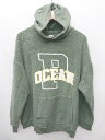◇ ocean pacific オーシャンパシフィック プリント 長袖 プルオーバー パーカー サイズXL グリーン レディース P 【中古】