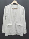◇ nauw closet ナウクローゼット 長袖 ジャケット サイズL ライトグレー レディース P 【中古】(4)
