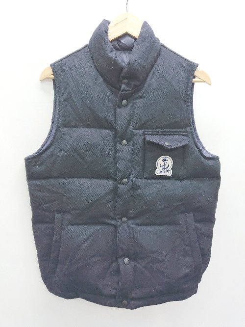 ◇ FIDELITY フィデリティ ダウンベスト サイズM ネイビー メンズ P 【中古】