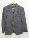 ◇ THE SUIT COMPANY SUPER100’S ピンストライプ 長袖 スーツ ジャケット サイズM ネイビー レディース P 【中古】(4)