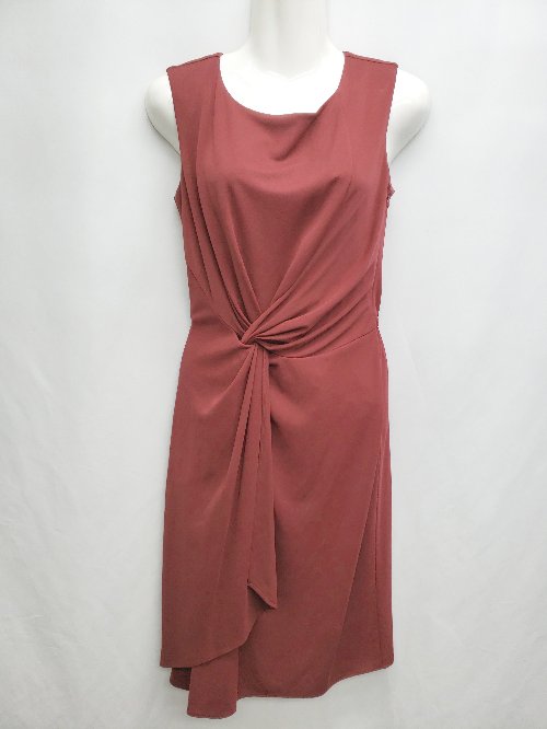 ◇ Pin'x ピンクス 膝丈 ワンピース サイズM ボルドー系 レディース P 【中古】