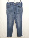 ◇ EDWIN エドウィン キッズ 子供服 裏起毛 デニム ジーンズ パンツ サイズ160 ブルー系 レディース P 【中古】