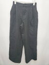 ◇ BEAUTY&YOUTH UNITED ARROWS ウール混 七分丈 クロップド ワイド パンツ サイズM ブラック レディース P 【中古】