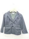 ◇ B:MING by BEAMS ビーミング キッズ 子供服 長袖 テーラードジャケット サイズ100 ネイビー レディース メンズ P 【中古】