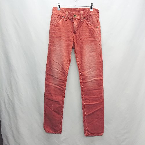 ◇ EDWIN ストレートジーンズ サイズ28 レッド メンズ E 【中古】