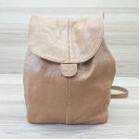 ◇ BICASH ビカーシ リュックサック キャメル系 レディース E 【中古】