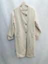 ■ ◎ natural couture 長袖 コート サイズF ベージュ レディース E 【中古】(4)