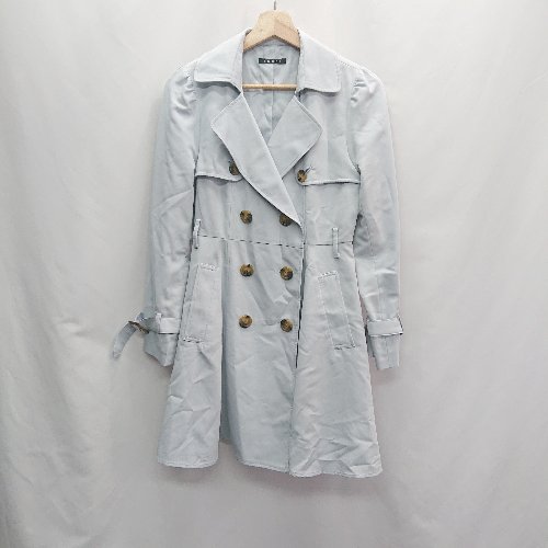 ◇ ◎ INGNI イング 長袖 スプリングコート サイズM ライトブルー レディース E 【中古】 ◇ ◎ INGNI イング 長袖 スプリングコート サイズM ライトブルー レディース E 【中古】