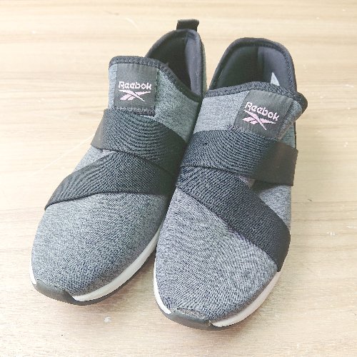 ◇ Reebok リーボック シューズ サイズ22.5 ブラック グレー レディース E 【中古】