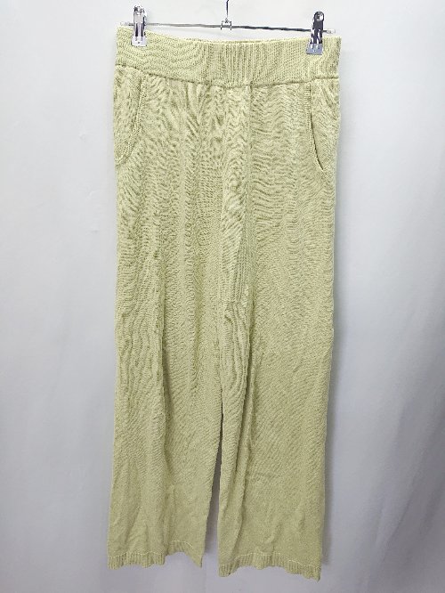 ◇ MOUSSY ニット ストレートパンツ サイズ1 ライトグリーン レディース E 【中古】