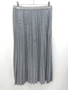 ◇ DAY CLOSET デイ クローゼット ロング丈 プリーツ スカート 表記なし ダークグレー レディース E 【中古】