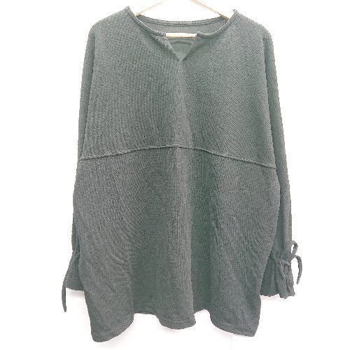 ◇ ◎ callautia カラウティア 長袖 チュニック サイズL ブラック レディース E 【中古】 ◇ ◎ callautia カラウティア 長袖 チュニック サイズL ブラック レディース E 【中古】