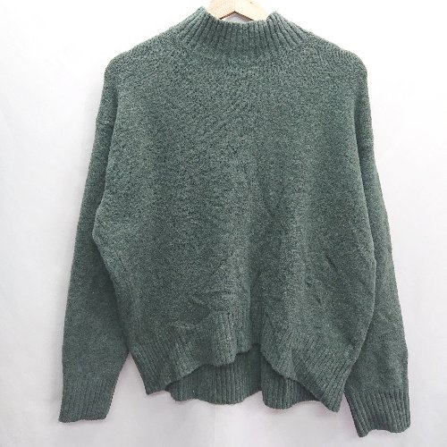 ◇ UNIQLO ユニクロ 長袖 ニット セーター サイズS グリーン レディース E 【中古】 ◇ UNIQLO ユニクロ 長袖 ニット セーター サイズS グリーン レディース E 【中古】