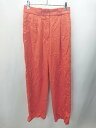 ◇ TODAYFUL トゥデイフル Tuck Wool Trousers パンツ サイズ38 オレンジ レディース E 【中古】(4)