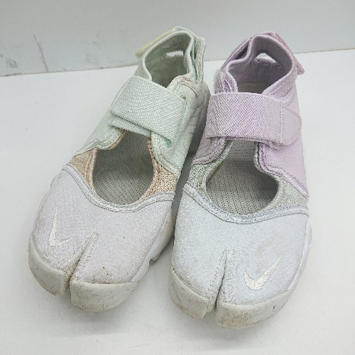 ◇ NIKE ナイキ シューズ サイズ22.0 ブルー ラベンダー ライトグリーン レディース E 【中古】