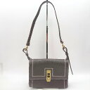 ◇ CHARLES & KEITH チャールズ&キース 綺麗め 大人 コンパクトサイズ トート ハンド バッグ ブラウン レディース E 【中古】