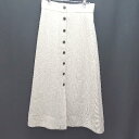 ◇ Rouge vif la cle ロング丈 マーメイド スカート サイズ36 ベージュ レディース E 【中古】(4)