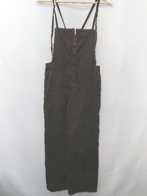 ◇ AMERICAN HOLIC アメリカン ホリック コーデュロイ オールインワン サロペット サイズL ブラウン レディース P 【中古】