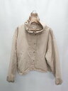 ◇ ◎ apres jour アプレジュール 2WAY 長袖 マウンテンパーカー サイズF ベージュ系 レディース P 【中古】
