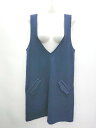 ◇ green label relaxing UNITED ARROWS ミニ ジャンパースカート ネイビー系 レディース P 【中古】