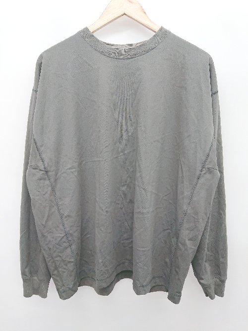 ◇ FORK&SPOON URBAN RESEARCH シンプル 無地 長袖 Tシャツ カットソー サイズ4 チャコールグレー系 レディース P 【中古】