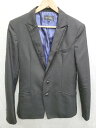 ◇ Bernings Sho バーニングショー 装飾ビジュー 長袖 ジャケット サイズL ブラック メンズ P 【中古】