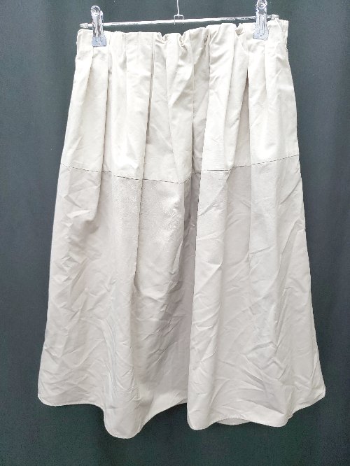 ◇ IENA イエナ 膝下丈 ギャザー スカート サイズ38 ベージュ系 レディース P 【中古】
