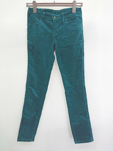◇ Lee リー パンツ サイズS グリーン系 レディース P 【中古】 ◇ Lee リー パンツ サイズS グリーン系 レディース P 【中古】