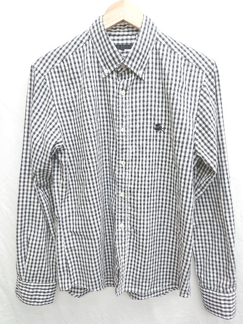 ◇ ALISTAIR アリステア ギンガムチェック 長袖 シャツ サイズL ブラック マルチ メンズ P 【中古】