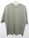 ◇ Discoat ディスコート コットン100% 半袖 Tシャツ カットソー サイズL グリーン系 メンズ P 【中古】
