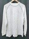 ◇ forksy. フォルクシー ワッフルサーマル 長袖 Tシャツ カットソー サイズF ホワイト レディース メンズ P 【中古】