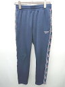 ◇ Reebok リーボック サイドライン ジャージ パンツ サイズM ネイビー レディース P 【中古】(4)