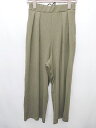 ◇ antiqua アンティカ タック ワイド パンツ サイズF ブラウン レディース P 【中古】(4)