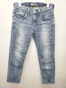 ◇ RED CARD レッドカード カットオフ スキニー ジーンズ デニム パンツ サイズ23 ブルー レディース P 【中古】