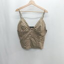 ◇ ZARA ザラ ビスチェ サイズXXL ブラウン ブラック レディース E 【中古】