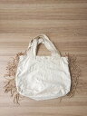 ◇ SeaRoomlynn シールーム・リン 2WAY フリンジ 大容量 ハンド トート バッグ アイボリー レディース E 【中古】