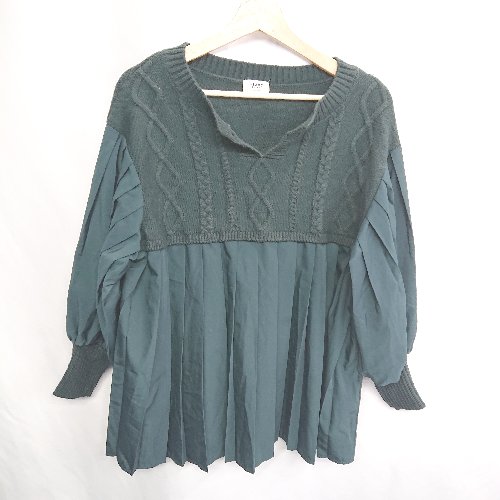 ◇ BEAMS HEART ビームス ハート 長袖 ニットチュニック 表記なし ダークグレー レディース E 【中古】 ◇ BEAMS HEART ビームス ハート 長袖 ニットチュニック 表記なし ダークグレー レディース E 【中古】
