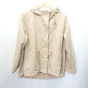 ◇ select MOCA セレクトモカ 長袖 パーカー サイズM ベージュ系 レディース E 【中古】