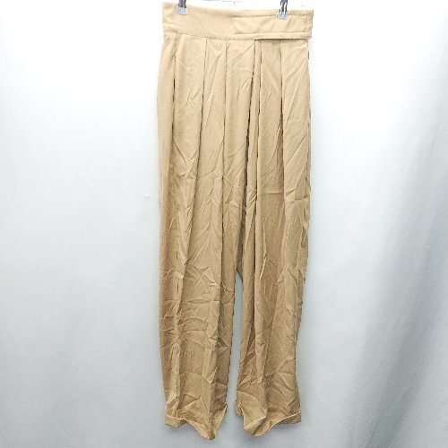 ◇ La-gemme ラジエム ワイドパンツ サイズL キャメル系 レディース E 【中古】 ◇ La-gemme ラジエム ワイドパンツ サイズL キャメル系 レディース E 【中古】