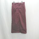 ◇ Dickies ディッキーズ ロング丈 タイト スカート サイズM レッド レディース E 【中古】(4)