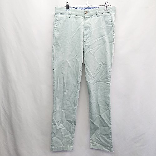 ◇ TOMMY BAHAM トミーバハマ ストレートパンツ サイズ30×32 ライチグリーン系 メンズ E 【中古】