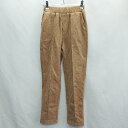 JUNOAH ジュノア スラックスパンツ サイズS キャメル レディース 【中古】