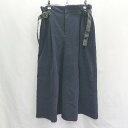 COMME CA MODELS ガウチョパンツ サイズ11 ネイビー レディース 【中古】(4)