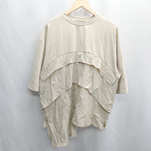 ◇ SUMI STYLE 半袖 チュニック サイズF ベージュ系 レディース E 【中古】