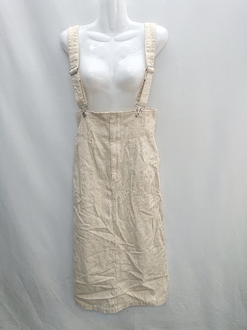 ◇ N. Natural Beauty Basic エヌ ナチュラルビューティーベーシック - サロペットスカート サイズM ホワイト系 レディース E 【中古】