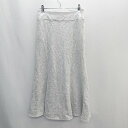 ◇ Kastane カスタネ ロング丈 フレア スカート サイズF グレー レディース E 【中古】(4)