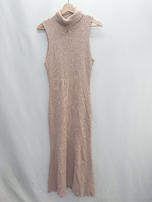 ◇ one after another NICE CLAUP - ロング丈 ワンピース サイズ表記なし ベージュ レディース E 【中古】