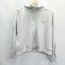 ◇ COLZA コルザ 長袖 ジャージパーカー サイズLL ホワイト系 レディース E 【中古】