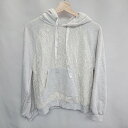 ◇ merry jenny メリージェニー レース 長袖 パーカー サイズF グレー ホワイト レディース E 【中古】