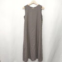 ◇ closet story UNITED ARROWS ノースリーブ ロング丈 ワンピース サイズ表記なし チャコールグレー レディース E 【中古】